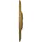Ekena Millwork Richmond Ceiling Medallion (Fits Canopies up to 2 5/8"), Hand-Painted Gold, 18"OD x 1 3/8"P CM18RIGLS - alternate 2